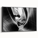 Framed canvas wall art showcasing a stunning canyon landscape design, featuring rich earthy tones and intricate details, perfect for enhancing home decor.