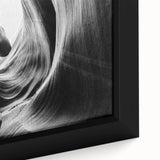 Framed canvas close-up of a vibrant landscape canyon wall art design, showcasing rich colors and intricate textures, perfect for home decor enhancement.