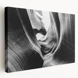 Stretched canvas wall art showcasing a vibrant canyon landscape design, featuring warm earthy tones and intricate textures, ideal for enhancing interior decor.