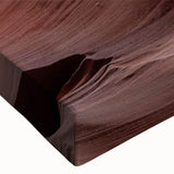 Close-up of a vibrant stretched canvas print showcasing an abstract canyon landscape design with rich earthy tones, perfect for modern home decor.