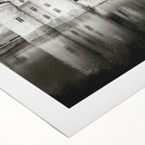 Stunning rolled canvas print showcasing a vibrant landscape with a majestic castle surrounded by lush greenery, perfect for home decor enthusiasts.