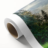 Rolled canvas art showcasing a stunning landscape castle design with vibrant colors and intricate details, perfect for home decor or art collectors.