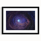 Framed wall art featuring a stunning landscapes and caves design in a black frame with matting, ideal for home decor and enhancing interior aesthetics.