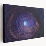Stretched canvas wall art showcasing a vibrant cave landscape design, featuring rich colors and intricate details, perfect for adding depth to any room's decor.