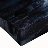 Close-up view of a stretched canvas featuring a vibrant landscape cave design, showcasing intricate textures and earthy colors, ideal for home decor.