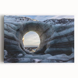 Stretched canvas wall art featuring a vibrant cave landscape design, showcasing rich colors and intricate details, ideal for enhancing home decor and artistic ambiance.