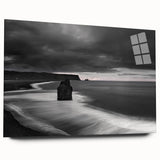 Acrylic glass wall art collection depicting stunning cliffs and landscapes, showcasing vibrant colors and intricate details, perfect for modern home decor.