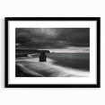 Framed wall art featuring a stunning cliff landscape design with a black mat, perfect for home decor. The artwork showcases vibrant colors and intricate details, ideal for enhancing any living space.