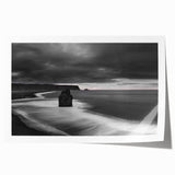 Stunning rolled canvas print showcasing a vibrant landscape featuring dramatic cliffs and serene skies, perfect for enhancing any wall decor with its artistic flair.