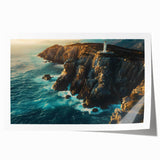 Stunning rolled print of a dramatic cliff landscape, showcasing vibrant colors and intricate details, perfect for wall art decor. Ideal for nature enthusiasts.