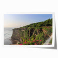 Vibrant rolled print showcasing a stunning cliff landscape design, featuring rich colors and intricate details, ideal for home decor or art enthusiasts.