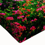 Close-up of a stretched canvas wall art piece showcasing a vibrant landscape of rugged cliffs and dramatic skies, perfect for enhancing modern home decor.