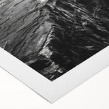 Vibrant rolled canvas artwork showcasing a stunning cliff landscape design, featuring bold colors and intricate details, perfect for home decor or art collections.