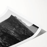 Vibrant wall art print showcasing a stunning landscape of cliffs and ocean, featuring rich colors and intricate details, perfect for home decor.