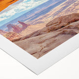 Stunning rolled canvas wall art showcasing a vibrant cliff landscape design, ideal for home decor. Features rich colors and intricate details, perfect for nature lovers.