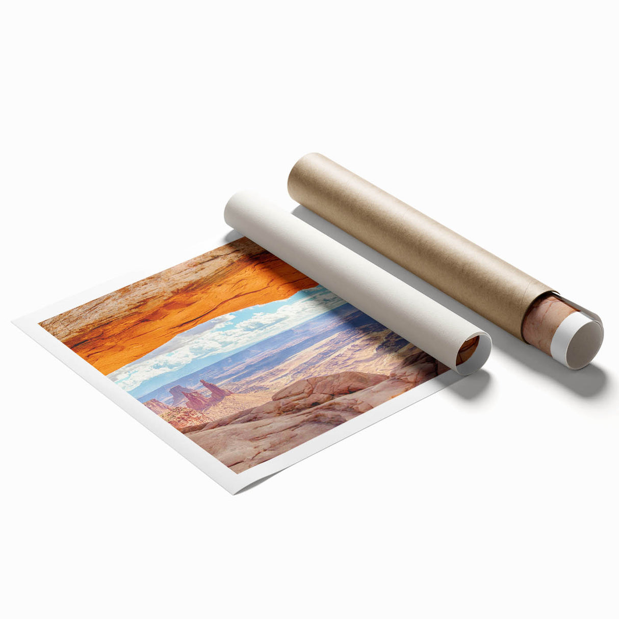 Rolling landscape wall art print showcasing majestic cliffs and vibrant colors, perfect for home decor. The artwork emphasizes natural beauty and tranquility, adding an elegant touch to any room.
