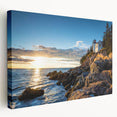 Stretched canvas artwork showcasing a stunning landscape of cliffs, featuring vibrant colors and intricate details, ideal for modern home decor or art collection.