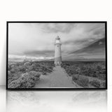 Framed acrylic wall art featuring a stunning landscape of cliffs, showcasing vibrant colors and intricate details, perfect for enhancing modern home decor.