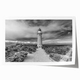 Colorful landscape wall art print showcasing dramatic cliffs and vibrant skies, rolled and ready for framing. Ideal for home decor enthusiasts seeking nature-inspired designs.