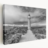 Stretched canvas wall art showcasing a vibrant landscape of cliffs and mountains, featuring rich colors and dynamic textures, perfect for home decor.