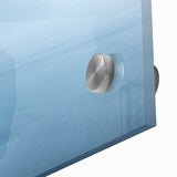 Close-up view of a vibrant acrylic glass wall art piece showcasing stunning landscapes and cliffs, perfect for modern home decor. Ideal for art enthusiasts and nature lovers.