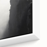 Framed canvas art of rugged cliffs and vibrant landscapes, showcasing intricate details and rich colors, perfect for adding a dramatic touch to home decor.