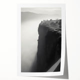 Vibrant landscape wall art print showcasing cliffs against a serene sky, perfect for home decor, rolled for easy framing and display. Ideal for nature enthusiasts.