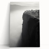 Stretched canvas wall art showcasing a scenic cliff landscape, featuring bold colors and intricate details, perfect for modern home decor. Ideal for enhancing living spaces.