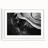 Framed wall art collection showcasing a serene landscape with cliffs, featuring a white mat and modern design elements, perfect for home decor.