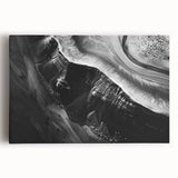 Stretched canvas wall art showcasing a serene landscape of majestic cliffs and vibrant greenery, designed to enhance modern home decor with natural beauty.