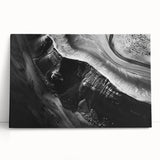 Stretched canvas wall art showcasing a dramatic cliff landscape design, featuring vibrant colors and intricate details, perfect for modern home decor.