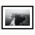 Framed wall art collection featuring a stunning cliff landscape design with a black matte frame, ideal for enhancing home decor with nature's beauty.