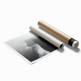 Stunning rolled canvas print showcasing a dramatic landscape of cliffs at sunset, featuring vibrant colors and intricate details, perfect for home decor.