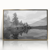 Framed acrylic wall art showcasing a serene countryside landscape with rich green fields and golden accents, perfect for home decor enthusiasts seeking nature-inspired designs.