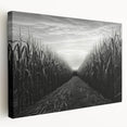 Stretched canvas wall art featuring a vibrant countryside landscape design, showcasing rolling hills and a serene sky, perfect for home decor or office ambiance.