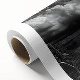 Rolled canvas artwork showcasing a serene countryside landscape with vibrant greenery and rolling hills, designed for wall decoration and elegance in home interiors.