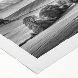 Rolled canvas wall art showcasing a serene countryside landscape design, featuring vibrant greens and soft blues, ideal for home decor. Perfect for nature lovers.