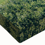 Close-up of a stretched canvas featuring a vibrant country-side landscape design, showcasing lush greenery and serene hills, ideal for home decor.