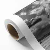 Vibrant countryside landscape wall art design on rolled canvas, showcasing lush green fields and a serene sky, ideal for home decor or art enthusiasts.