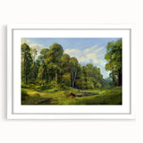 Framed wall art collection showcasing serene countryside landscapes in a white mat, perfect for home decor. Ideal for adding a touch of nature to interiors.