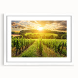 Framed wall art collection showcasing a stunning desert landscape design with a white mat, perfect for enhancing home decor in modern interiors.