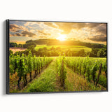 Framed canvas wall art showcasing a vibrant desert landscape design, featuring warm earthy tones and intricate details, perfect for home decor enhancement.