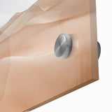 Close-up of a vibrant desert landscape wall art piece, showcasing intricate details and rich colors in acrylic glass, perfect for modern home decor.