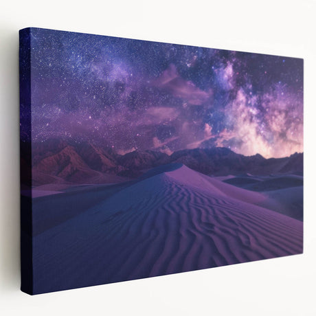 Desert landscape wall art collection displayed on stretched canvas, showcasing warm earth tones and intricate details, ideal for home decor and aesthetic enhancement.