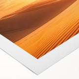 Desert landscape wall art design on rolled canvas, showcasing warm earth tones and textured details, ideal for enhancing modern home decor aesthetics.