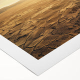 Vibrant rolled canvas depicting a stunning desert landscape design, featuring warm earthy tones and intricate details, perfect for enhancing wall decor in modern interiors.