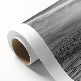 Desert landscape wall art design on rolled canvas, showcasing vibrant sunset colors and intricate details, ideal for home decor or office spaces.