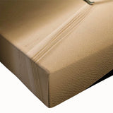 Close-up of a stretched canvas wall art piece showcasing a vibrant desert dune landscape. The artwork features warm colors and intricate textures, ideal for enhancing home decor.