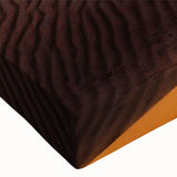 Close-up of a stretched canvas wall art featuring a vibrant desert dune landscape design, showcasing rich golden sands and deep blue skies, perfect for modern home decor.