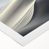 Rolled canvas artwork showcasing a stunning desert dune landscape in warm, earthy tones, perfect for home decor and enhancing interior aesthetics.